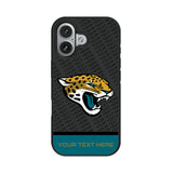 Jacksonville Jaguars Personalized EndZone Plus Bump Phone Case for Apple iPhone 17 Series