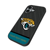 Jacksonville Jaguars Personalized EndZone Plus Bump Phone Case for Apple iPhone