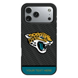 Jacksonville Jaguars Personalized EndZone Plus Bump Phone Case for Apple iPhone