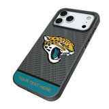 Jacksonville Jaguars Personalized EndZone Plus Bump Phone Case for Apple iPhone