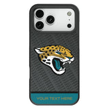 Jacksonville Jaguars Personalized EndZone Plus Bump Phone Case for Apple iPhone