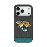 Jacksonville Jaguars Personalized EndZone Plus Bump Phone Case for Apple iPhone