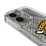 Jacksonville Jaguars Personalized EndZone Plus Glitter Phone Case for Apple iPhone