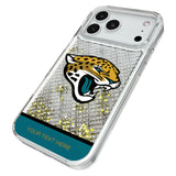 Jacksonville Jaguars Personalized EndZone Plus Glitter Phone Case for Apple iPhone