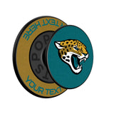 Jacksonville Jaguars Personalized Endzone Solid PopSockets Magnetic Phone Grip and Stand