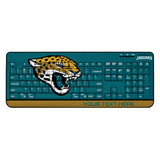 Jacksonville Jaguars Personalized Endzone Solid Wireless USB Keyboard