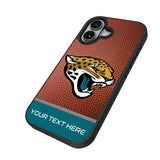 Jacksonville Jaguars Personalized Football Bump Phone Case for Apple iPhone