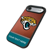 Jacksonville Jaguars Personalized Football Bump Phone Case for Apple iPhone