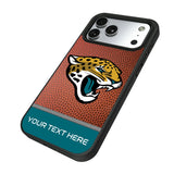 Jacksonville Jaguars Personalized Football Bump Phone Case for Apple iPhone