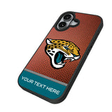 Jacksonville Jaguars Personalized Football Bump Phone Case for Apple iPhone