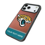Jacksonville Jaguars Personalized Football Bump Phone Case for Apple iPhone