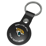 Jacksonville Jaguars Personalized Insignia Black Airtag Holder