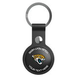 Jacksonville Jaguars Personalized Insignia Black Airtag Holder
