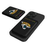 Jacksonville Jaguars Personalized Insignia Black Magnetic Credit Card Wallet