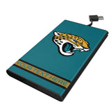 Jacksonville Jaguars Personalized Stripe 5000mAh Flat Powerbank