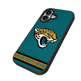 Jacksonville Jaguars Personalized Stripe Bump Phone Case for Apple iPhone
