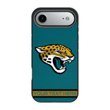 Jacksonville Jaguars Personalized Stripe Bump Phone Case for Apple iPhone