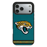 Jacksonville Jaguars Personalized Stripe Bump Phone Case for Apple iPhone