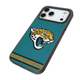 Jacksonville Jaguars Personalized Stripe Bump Phone Case for Apple iPhone