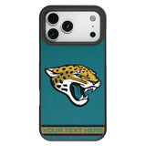 Jacksonville Jaguars Personalized Stripe Bump Phone Case for Apple iPhone