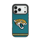 Jacksonville Jaguars Personalized Stripe Bump Phone Case for Apple iPhone