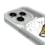 Jacksonville Jaguars Personalized Tilt Glitter Phone Case for Apple iPhone