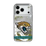 Jacksonville Jaguars Personalized Tilt Glitter Phone Case for Apple iPhone