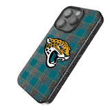 Jacksonville Jaguars Plaid Black Bling Phone Case for Apple iPhone
