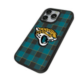 Jacksonville Jaguars Plaid MagSafe Compatible Phone Case for Apple iPhone