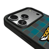 Jacksonville Jaguars Plaid MagSafe Compatible Phone Case for Apple iPhone