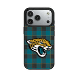 Jacksonville Jaguars Plaid MagSafe Compatible Phone Case for Apple iPhone
