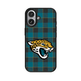 Jacksonville Jaguars Plaid MagSafe Compatible Phone Case for Apple iPhone