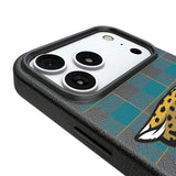 Jacksonville Jaguars Plaid MagSafe Compatible Phone Case for Apple iPhone