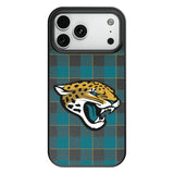 Jacksonville Jaguars Plaid MagSafe Compatible Phone Case for Apple iPhone