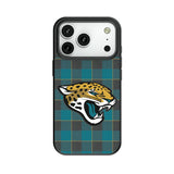 Jacksonville Jaguars Plaid MagSafe Compatible Phone Case for Apple iPhone