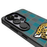 Jacksonville Jaguars Plaid MagSafe Compatible Phone Case for Samsung Galaxy 26 Series