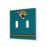 Jacksonville Jaguars Stripe Hidden-Screw Light Switch Plate