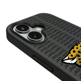 Jacksonville Jaguars Text Backdrop Bump Phone Case for Apple iPhone