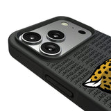 Jacksonville Jaguars Text Backdrop Bump Phone Case for Apple iPhone