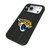 Jacksonville Jaguars Text Backdrop Bump Phone Case for Apple iPhone