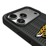 Jacksonville Jaguars Text Backdrop Bump Phone Case for Apple iPhone