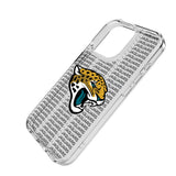 Jacksonville Jaguars Text Backdrop Clear Phone Case for Apple iPhone