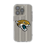 Jacksonville Jaguars Text Backdrop Clear Phone Case for Apple iPhone