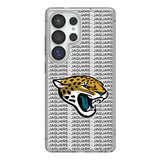 Jacksonville Jaguars Text Backdrop Clear Phone Case for Samsung Galaxy