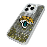 Jacksonville Jaguars Text Backdrop Glitter Phone Case for Apple iPhone