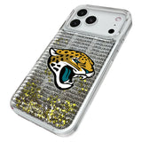 Jacksonville Jaguars Text Backdrop Glitter Phone Case for Apple iPhone