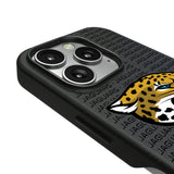 Jacksonville Jaguars Text Backdrop MagSafe Compatible Phone Case for Apple iPhone