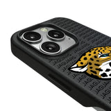 Jacksonville Jaguars Text Backdrop MagSafe Compatible Phone Case for Apple iPhone