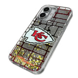 Kansas City Chiefs Brick Glitter Phone Case for Apple iPhone