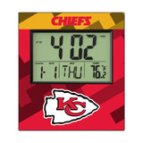 Kansas City Chiefs Color Block Wall Clock
